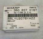 Sharp Genuine OEM Microwave Relay RRLYU2076YAZZ