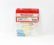 Megabass Soft Lure Kemuri Curly 2.5 Inches Pearl White (0194)