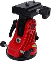 GOWENIC Latitude Adjustment Seat for Telescope, 0-90° Adjustable Aluminum Alloy Base Mount with Dual Knobs, Compatible with Astronomical Telescopes and Equatorial Mounts (Red)