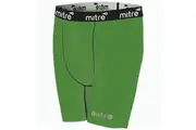 Mitre Neutron Compression Shorts Size SM Men Sports Activewear Tights Emerald