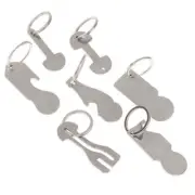 Metal Shopping Cart Tokens Trolley Token Key Ring Decorative Portable Keychain