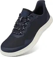 [LUSWIN] Men's Wide Toe Barefoot Walking Shoes Minimalist Lightweight and Comfortable Casual Shoes Zero Drop Breathable Fitness Sneakers