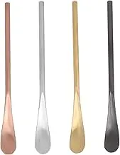 LAPYAPPE 4pcs Long Handle Coffee Mixing Spoons Ergonomic Beverage Stirring Rods for Home Bar and Use