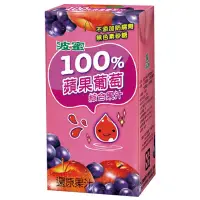 在飛比找家樂福線上購物網優惠-波蜜100蘋果葡萄汁TP160ml