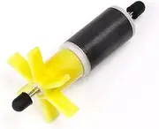 Impeller for Lay Z Spa Pump Impeller Replacement Filter Included Stainless Steel Shaft and Caps (Yellow)