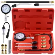 Mardatt 10Pcs Compression Tester Adapter Kit with Spark Plug Tester & 32 Blad...