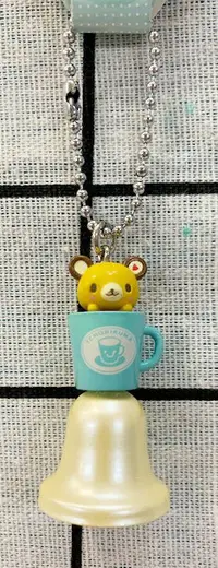 在飛比找樂天市場購物網優惠-【震撼精品百貨】Tenorikuma 拿鐵熊 鎖圈鑰匙圈吊飾