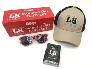 Beer Pong 22 Cups 4 Balls Starter Party Game Set Lee Brice Bundle Snap Back Hat