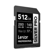 Lexar 512GB Professional SILVER PRO SDXC UHS-II Card