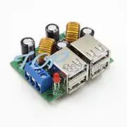 4-USB Port Step-down Power Supply Converter Board Module DC 12V 24V 40V to 5V 5A