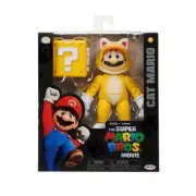 CAT MARIO The Super Mario Bros. Movie Action Figure 15ot + Question Block