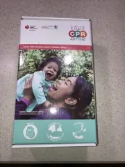 Infant CPR Anytime Kit AHA Heart Association DVD Training + Baby Manikin
