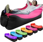 Inflatable Lounger Air Sofa Hammock, Inflatable Couch for Camping