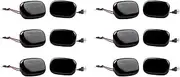 Side Mirror Indicator Light For Toyota For Corolla For Celica T19 T20 23 For RAV4 1992-2007 12X Car Dynamic LED Side Marker Light Turn Signal Light Dynamic Indicators