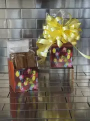Thank You For Your Business Lotus Biscoff Cookies Gift Basket-Box And Yellow Bow