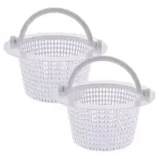 Swimming Pool Skimmer Replacement Basket with Handle, 2 Pack - Above Ground7669