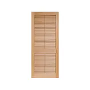 Parkwood Cedar Louvre Fixed Open Stain Door