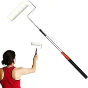 Paint Pole Extension - Long Paint Roller Extension Pole,Ergonomic Rod Extender Microfiber Lightweight Cleaning Tool for Window House Home Ceiling