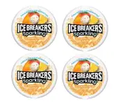 ICE BREAKERS Sugar Free Mints Sparkling Pineapple Mango Seltzer 1.5 oz (4 Count)