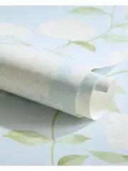 NEW Serena & Lily Hydrangea Wallpaper-Sky Blue
