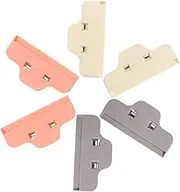 Tofficu 6Pcs Diamond Drawing Fixing Clips Multi Use Clips for Diamond Art Embroidery Cross Stitch Compact Decorative Holders for Neat