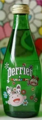 Perrier X Takashi Murakami Glass Bottle 33cl