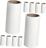 Mikinona 10pcs Pet Hair Cleaning Tool Convenient Tear Off Adhesive Sheets for Dog Hair Removal Lint Roller Refills for Clothes Furniture and Carpets