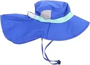 [Outanaya] Adjustable Sun Hat Breathable Summer Bucket Hat for Boys UV Protection Outdoor Fisherman Hat Cute Portable Design for Travel Beach Fun Blue