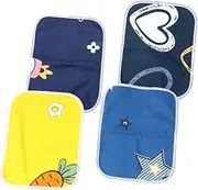 CORHAD 4Pcs Reusable Guinea Pig Cage Liners Absorbent Washable Pee Pads for Small Pets Bunny Hamster Bedding Comfortable Training Mat for Guinea Pigs Rats Ferrets