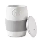 Pampered Chef Ceramic Egg Cooker W Directions NEW Scrambled Poached Over Easy