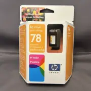 Genuine HP Inkjet 78 Tri-Color Ink Printer Cartridge Expired 2004 Sealed