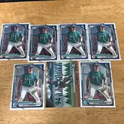 2024 BOWMAN PROSPECTS JONNY FARMELO 7 CARD Lot