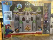 New Nintendo Super Mario Deluxe Bowser's Castle Playset Collectible Toy
