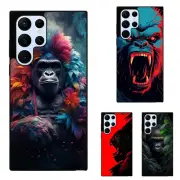 For Samsung Galaxy Z Fold Flip 3 4 5 6 Plastic TPU Case portrait gorilla surreal