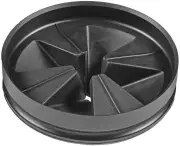 Anti-Microbial Quite Collar Sink Baffle for, Black