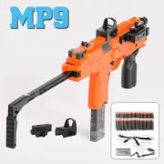 MP9 Toy Gun Electric Foam Dart Blaster Gun Soft Bullet Submachine Guns