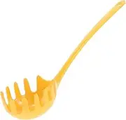 CHICAMPERA Vibrant Pasta Server Strainer Spoon with Ergonomic Handle Efficient Spaghetti Fork and Tongs for Easy Serving and Cooking Kitchen Accessory Present