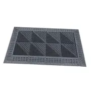 Shoe Brush Scraper - Door Scrubber Mat Outdoor Heavy Duty Boot Scraper with