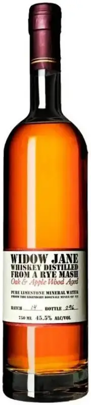Widow Jane Oak & Applewood Aged Rye Whiskey 750ml