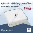 Dreamaker Classic Allergy Sensitive Antimicrobial Electric Blanket King Bed