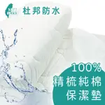 【CHARMING】100%精梳棉國際杜邦防水保潔墊_台灣製造_雙人特大_加高床包(精梳棉 防水 雙人特大加高)