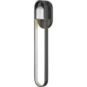 Minka-Lavery 72643-517-L Rocketa Outdoor Wall Light Artisan Coal/Silver Accents