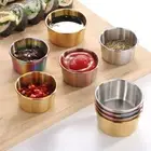Mustard/Salad/Tomato Sauce Seasoning Dishes Stainless Steel Sauce Cup