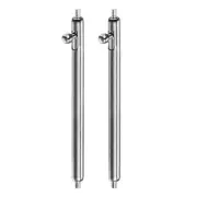 2pcs Quick Release Spring Bar 1.8mm Dia 24mm Width Stainless Steel Watch Pins