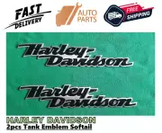 NEW 2 pcs Harley Davidson Tank Emblem Softail Road King Sportster Dyna