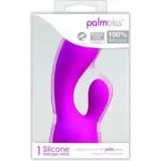 PalmPower Bliss Silicone G-Spot and Clitoral Stimulator - Powerful Massager Atta