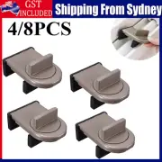 4-8PCS Security Sliding Door Window Lock Safety Lock Sliding Sash Stopper AUS