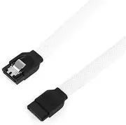 1pcs/3pcs 50cm Sata3 7pin Data Cables 6gb/s Ssd Cable HDD Hard Disk Drive Cord Line with Nylon Braid Red Color Sleeved(1m 1PCS,7)