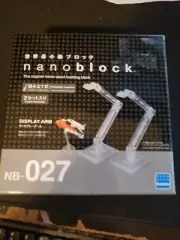 Display 2 Arms Nanoblock Micro Size Building Block Construction Toy Kawada Clear