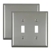 Metal Electrical Outlet Covers, Light Switch Cover Wall Plates, Mid Size 4.92